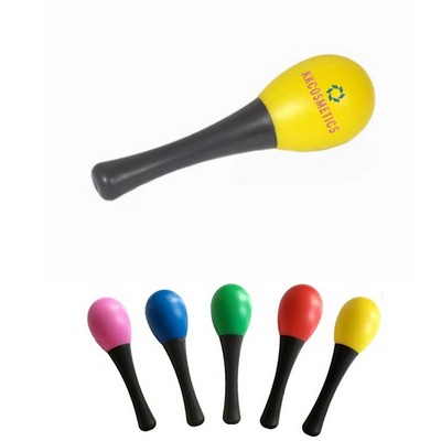 Plastic Rhythm Egg Maracas Handle