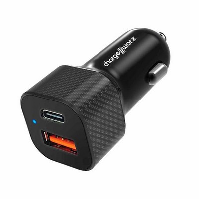 USB and USB-C Car Chargers - Black (Case of 48)