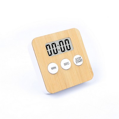 Bamboo Digital Timer