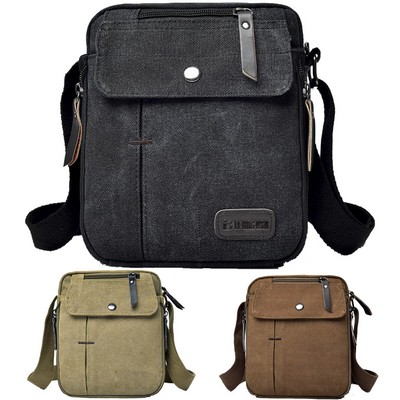 Canvas Small Messenger Casual Shoulder cross-body Bag