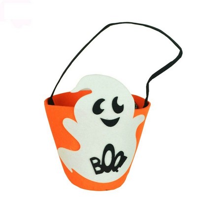 Ghosts Halloween Tote Nonwoven Candy Bag