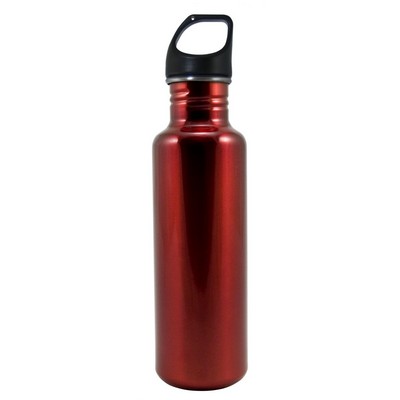 26 oz. Red Stainless Steel Bottle