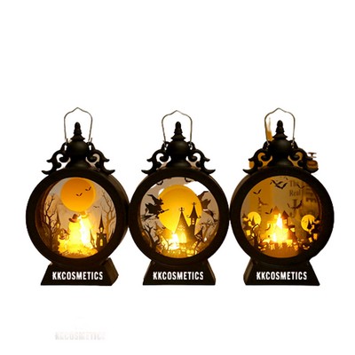 Halloween LED Lanterns Portable Hanging Lamp