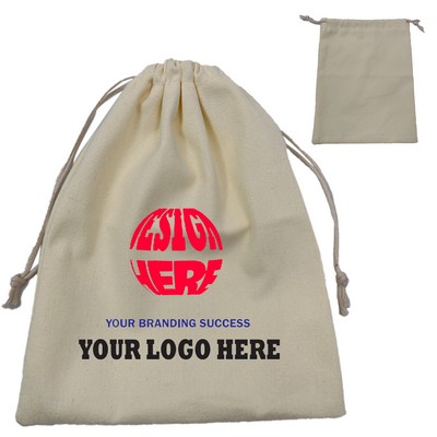 Eco-Friendly Drawstring Cotton Muslin Bag