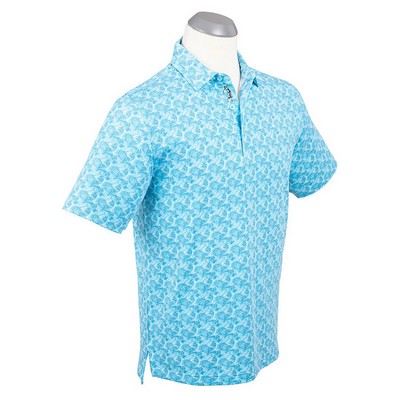 Bobby Jones Performance Tropical Print Polo