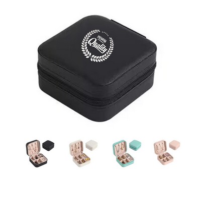 Portable Jewelry Box for Rings Earrings Necklaces