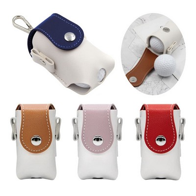 On-the-Go PU Golf Ball Waist Pouch