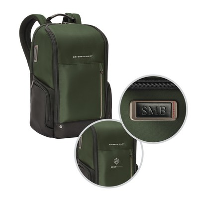 Briggs & Riley HTA Medium Widemouth Backpack - Forest