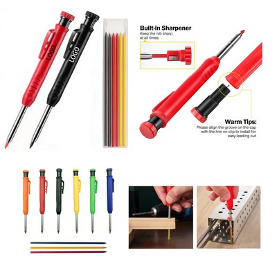 Deep-Hole Carpenter Pencil Set