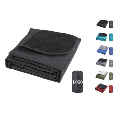 Polar Fleece Polyester Camping Blanket