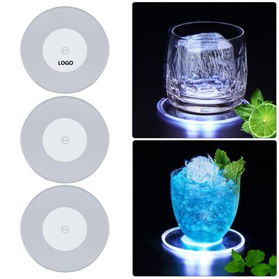 Acrylic Crystal LED Cup Coaster