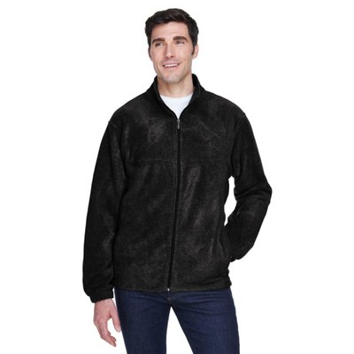 Harriton Men's Tall 8 Oz. Full-Zip Fleece