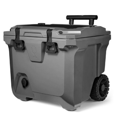 BrüTank 35-Quart Rolling Cooler in Charcoal