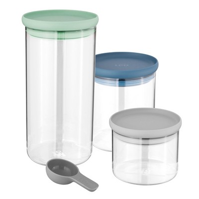 Berghoff 3 - Piece Leo Glass Food Container Set