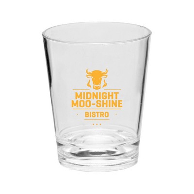 1.5 oz. QuickSip Translucent Plastic Shot Glass (1 Color Imprint)