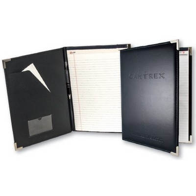 9 1/4" x 12 1/8" Deluxe Leatherette Desk Folder