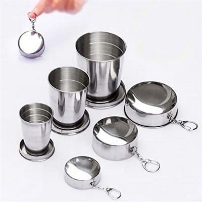 Stainless Steel Folding Cup - Travel Friendly