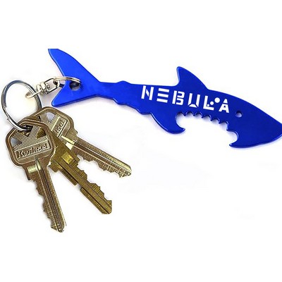 Sharks Bottle Opener Keychain