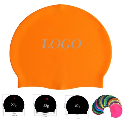 Silicone Bathing Adult Swim Hat