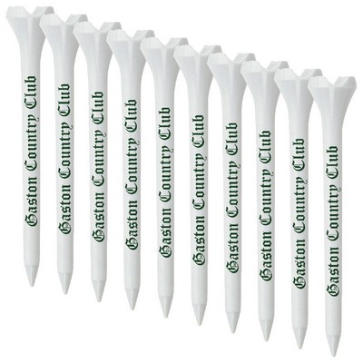 Packaged EPIK Plastic Golf Tees - 2.75" 2 Color Logo Imprint Shank Only