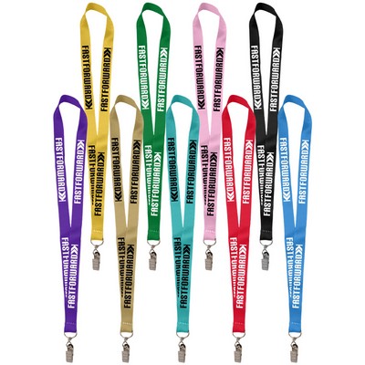 0.75" USA Made Dye Sublimation Lanyards