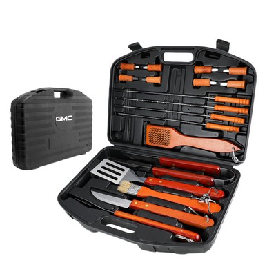 18-Piece BBQ Tool Set in Plastic Case - OCEAN