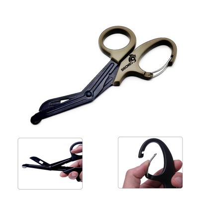 Medical Stainless Steel Scissors with Carabiner