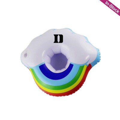 Rainbow Cloud Inflatable Drink Holder