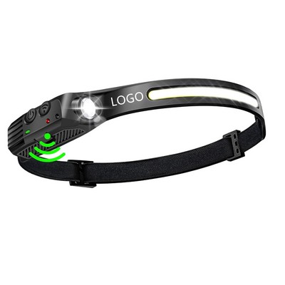 Adjustable And Rechargeable Motion Sensor Head Lamp