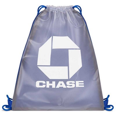 Reversible Frosted Drawstring Backpack