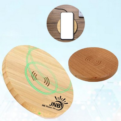 Bamboo 10W Wireless Charging Pad