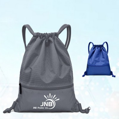 Sport Gym Sack Drawstring Backpack for Active Use