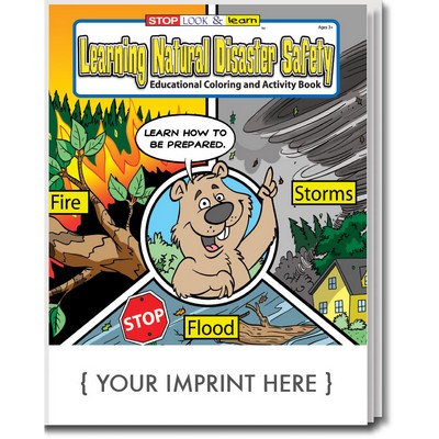 Learning Natural Disaster Safety Coloring Book Fun Pack