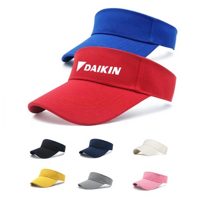 Sun Visor Hats Adjustable UV Protection Outdoor Sports Sun Caps