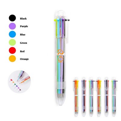 6 - In - 1 Multicolor Ballpoint Pen