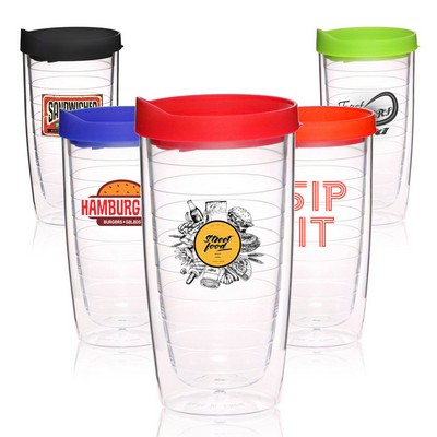 16oz Insulated Plastic Tumblers