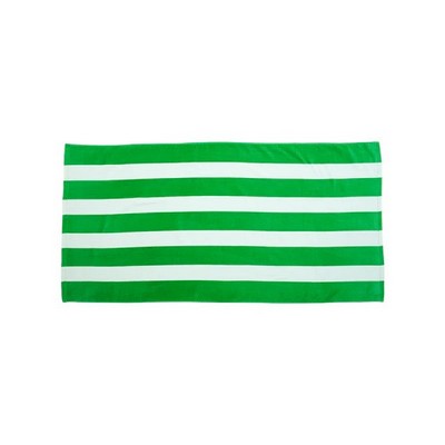 Carmel Towel Company Cabana Stripe Velour Beach Towel