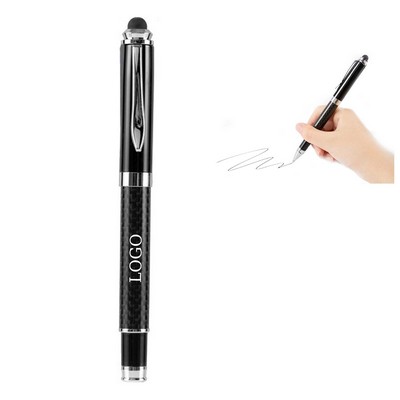 Metal Signature Pen With Carbon Fiber Pen Tube