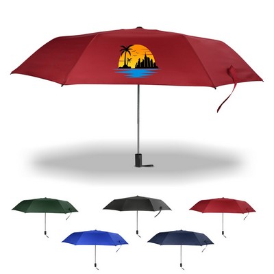 43" Arc Manual Folding Portable Umbrella