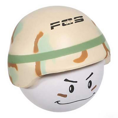 Army Helmet Man Shaped Stress Reliever