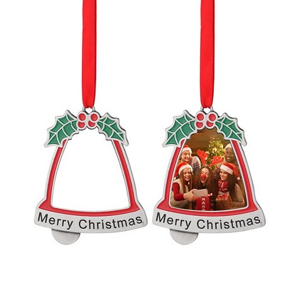 Sublimation Christmas decoration ornaments with red strings