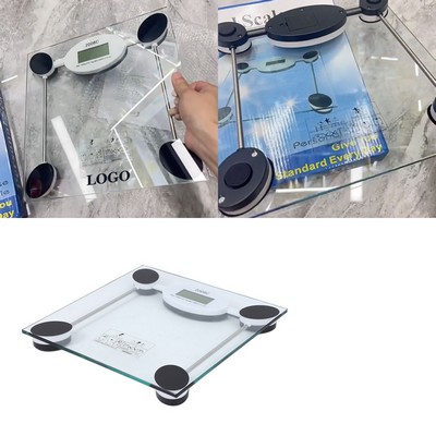 Transparent Digital Body Weight Scale