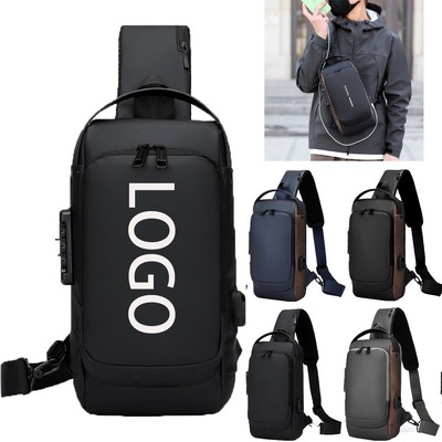 Anti Theft Sling Chest Bag Backpack