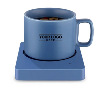 Portable Coffee Mug Heater with Cup - Keep Your Drink Warm Anywhere