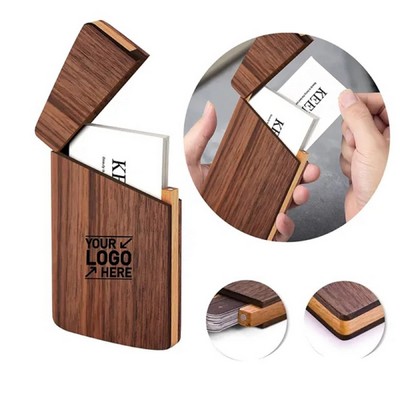 Wood Business Card Holders