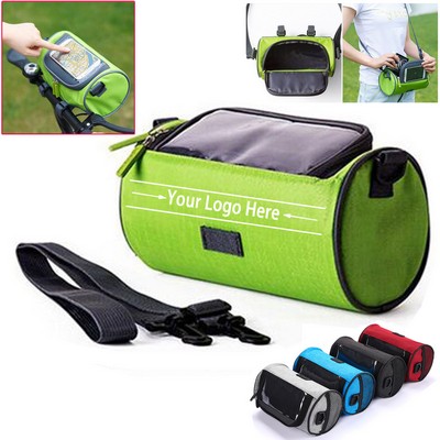 Bike Handlebar Bag With Touchscreen