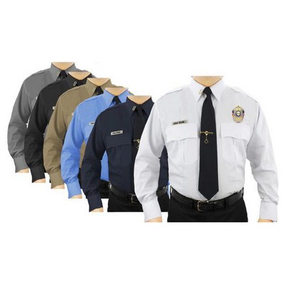 Poly Cotton Long Sleeve Uniform Shirt