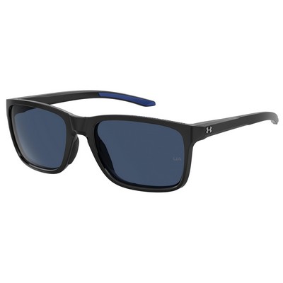 Under Armour® UA Hustle Sunglasses w/Blue Lenses