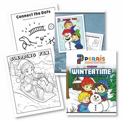 Wintertime Coloring & Activity Book