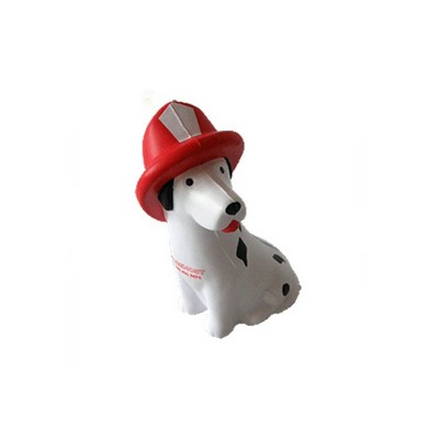 Foam Dalmatian Firefighter Dog Stress Relief Toy